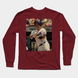 David Wright in New York Mets Long Sleeve T-Shirt